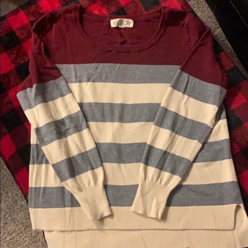 Stripped sweater